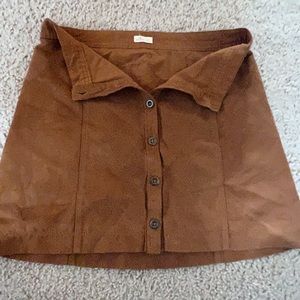Brown skirt